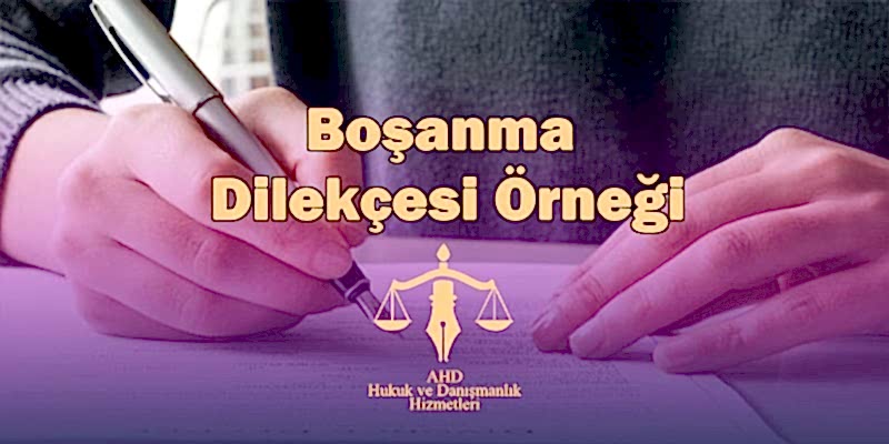boşanma dilekçesi örneği