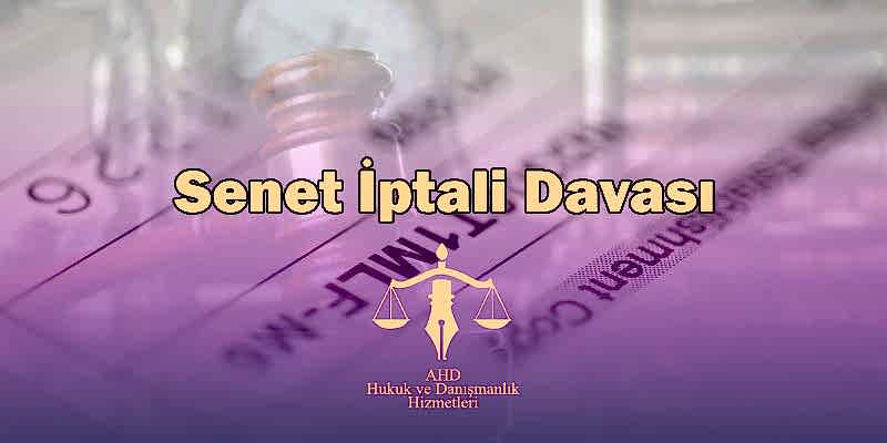 Senet İptali Davası